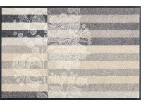 wash+dry Kleen-Tex Wash+Dry Botanic Shadow Decoratieve deurmat Buiten, Binnen Rechthoekig Meerkleurig, Groen 50 x 75 cm