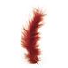 Rayher 8516828 Pluisveer, 10-15 cm, SB-Btl. 15 stuks, roodbruin