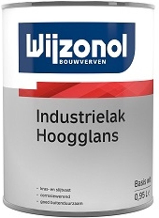 Wijzonol Industrielak Hoogglans, Wit - 2,5 liter