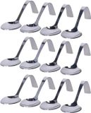 Merkloos Amuselepel 12 stuks 13 cm RVS Zilver