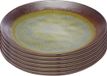 Kare Design Hermosa Borden Ø22cm (6/set) Groen Porselein