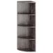 Hoekrek RICOO Hoekrek 110 x 33 x 33 cm Wandplank betonlook grijs Muur-plank Wandrek WM058-BG