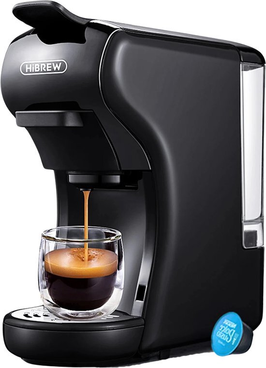 KTN® Koffiezetapparaat - Koffiemachine - Espresso - Warm en Koud - 6 in 1 - Nespresso Capsules - Dolce Gusto Capsules - Gemalen Koffie - ESE Koffiepads - Zwart