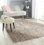 Safavieh Woonkamer tapijt, INF537, geweven polyester, grijs/beige, 120 x 180 cm