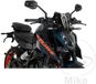 Puig 21997F Nieuwe generatie sportvoorruit - sportief design en aerodynamische bescherming voor KTM 125 DUKE en KTM 390 DUKE 2024-2025, donker gerookt