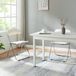 en.casa Klapstoel set van 2 Pornainen 74x46x47 cm wit