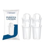 Wessper Classic waterfilterpatroon voor filterkaraf - 4 stuks