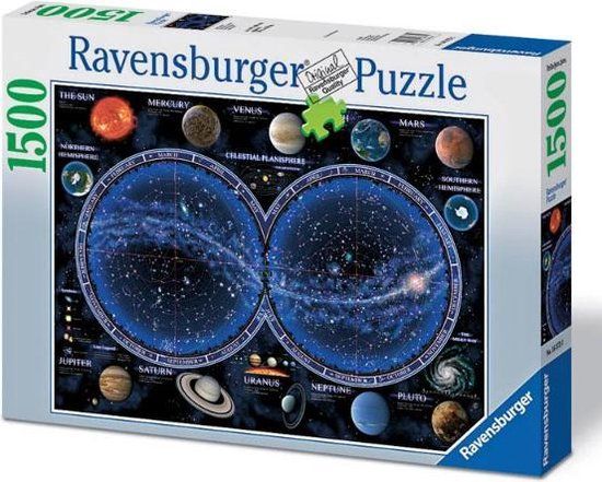 Ravensburger Astronomie puzzel 1500 stukjes