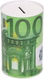 Johntoy B.V. Spaarpot - 100 euro biljet - 8 x 13 cm - Blikken spaarpotten
