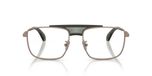 Moncler Me1011 Lunettes De Vue Unisexe Marron Géométrique 56mm