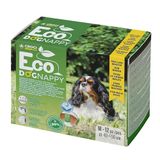 Croci Eco Dog Nappy Hondenluiers, biologisch afbreekbaar, hondenonderbroek voor planten, toiletluier voor mannelijke honden, geurloos, gebruik en gooien, 12 stuks, maat M, 40 tot 50 cm