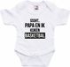 Bellatio Decorations Sssht kijken basketbal tekst baby rompertje wit jongens/meisjes - Vaderdag/babyshower cadeau - EK / WK Babykleding 68