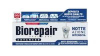 Biorepair, Geavanceerde tandpasta, intensieve nacht tegen erosie, beschermt en herstelt tandglazuur, antibacterieel, met MicroRepair, Zink PCA en Xilitol, voor een frisse adem, 75 ml