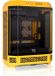 Thermaltake The Tower 600, boîtier PC mid-tower, ATX, 2x ventilateurs 140mm, USB Type-C, verre trempé, couleur jaune (Bumblebee)