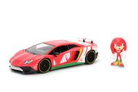 Jada Toys Sonic the Hedgehog DieCast Model Car - Lamborghini Veneno (Knuckles)