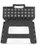 Home deco factory Tabouret pliant - noir - 32 x 22 cm
