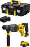 STANLEY FatMax V20 STANLEY FatMax SFMCH900M1T Kombihamer (1 x 4,0 Ah accu + oplader + TSTAK II opbergbox)