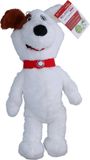 RelaxoPet PLAY Multi-Buddy XL - Honden Speelgoed - Wit/Bruin/Rood - Pluche