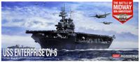 Academy Modelbouwpakket Militaire voertuigen - 14409 USS Enterprise CV-6 - The Battle of Midway 80th Anniversary Plastic - 1:700 - Modelbouw