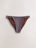 Next Dames Tanga-bikinibroekje met hardware - Bruin