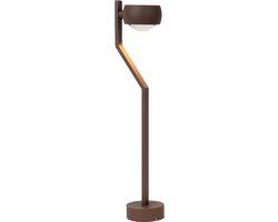 Lucide ESTAL - Sokkellamp - LED - 1x9W 2700K - IP54 - Roest bruin