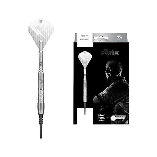 Target Darts - Phil Taylor Power 9-Five 6. Gen. 95% wolfraam soft darts set (20gr) 200944 zilver