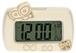 Horloge numérique en céramique avec papillons, 16x5,5x11,6 cm