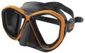Seac Symbol, duikmasker met twee lenzen en 3D-gesp, gemaakt in Italië.