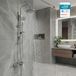 GROHE BauEdge Douchesysteem met Douchekop, Douchestang en Slang - Chroom