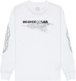 DC Shoes Sideflamels Sweatshirt Blanc M Homme