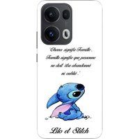 Oppo Hoesje voor Oppo Reno 13 Pro 5G Stitch Lilo Family Wit