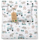 Kinderdekbedovertrek ASE Spolka Akcyjna Dekbedovertrek Ledikant Baby 90x120 cm Katoen Afrika