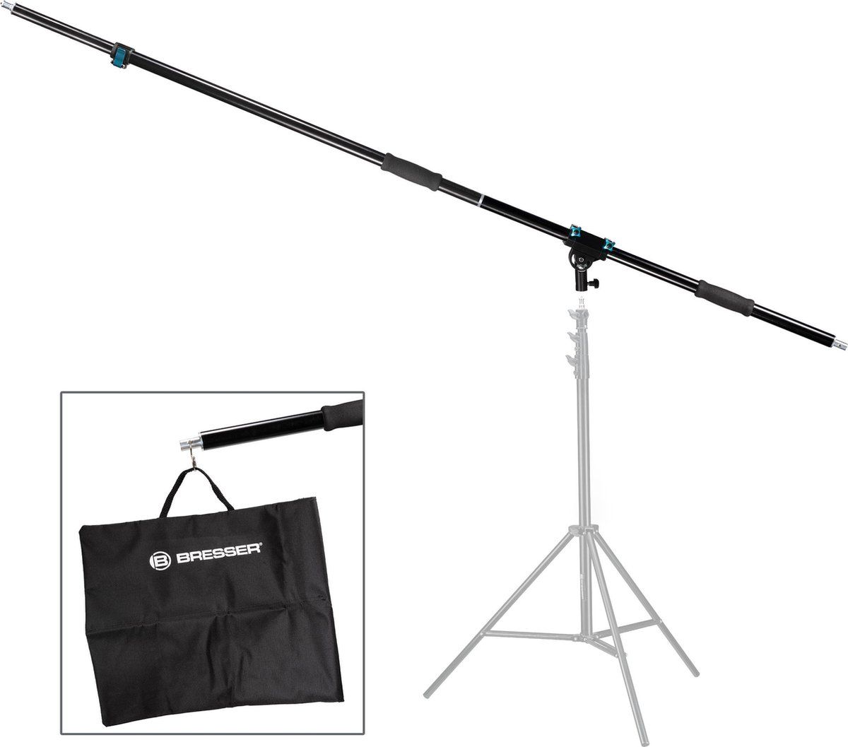 Bresser Multifunctionele Boomarm - Tot 245 cm hoog - Licht en Stabiel