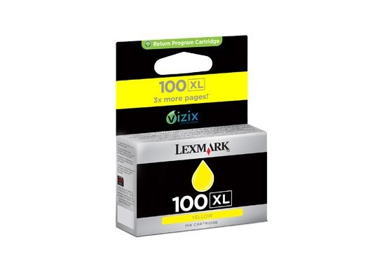 Lexmark 100XL Yellow Ink Cartridge - High Yield