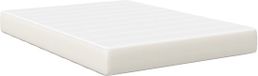 vidaXL Bedmatras met matras Crème 160 x 200 cm Stof