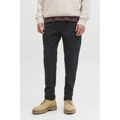 JACK & JONES PANTS STUDIO JPSTGORDON regular joggingbroek zwart
