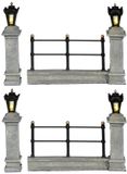 Luville 2026 Luville - Fence Grey Lighted - Set van 4