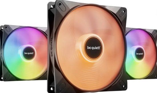 be quiet! LIGHT WINGS LX 140mm PWM Triple Pack - Case Fan