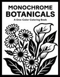 Monochrome Botanicals Livre de coloriage