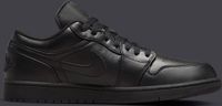 Nike Air Jordan 1 Low Triple Black Sneakers
