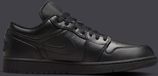 Nike Air Jordan 1 Low Triple Black Sneakers