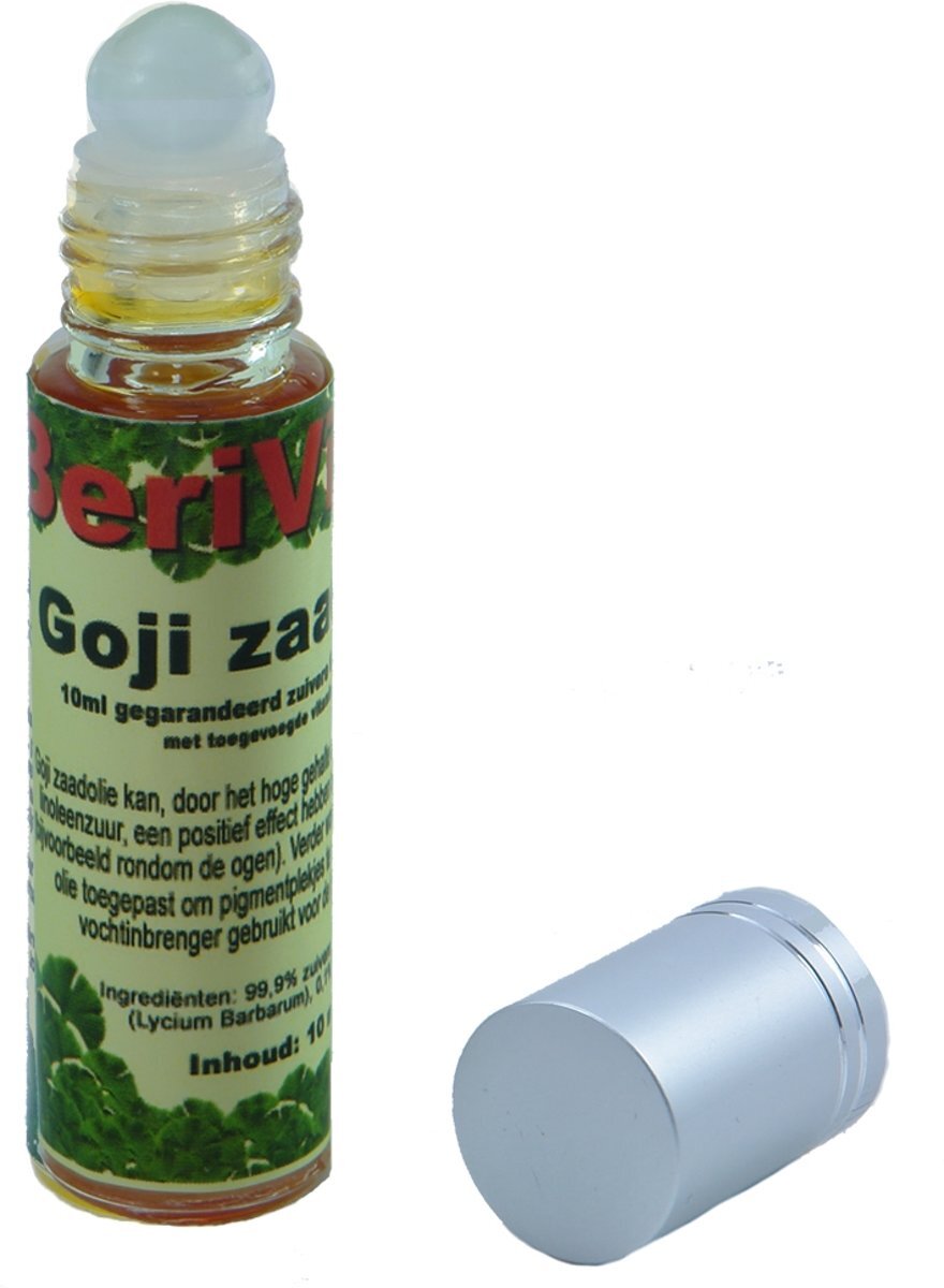 Berivita Goji Bessen Olie Puur & Koudgeperst Roller 10ml Huidolie