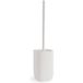 Yucca Brosse WC à poser en résine blanc mat