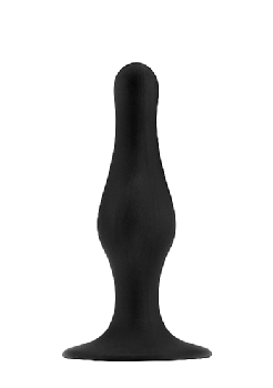 Shots Toys Butt Plug with Suction Cup - Black - Medium