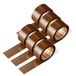 SIDI Verpakkingstape, bruin plakband, verpakkingstape, verhuis- en verzendtape, bruin, 48 mm x 66 m, 6 stuks