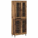 vidaXL Highboard Oud Hout Bewerkt Hout