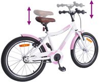 vidaXL Kinderfiets 18 inch Lichtroze