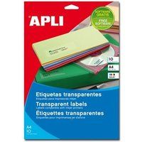 APLI PAPER - Polyester - A4 (210 x 297 mm) 10 stuks 24 etiketten