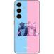 Maniacase Housse de protection Samsung Galaxy S24 Plus Stitch Angel mignon bleu rose