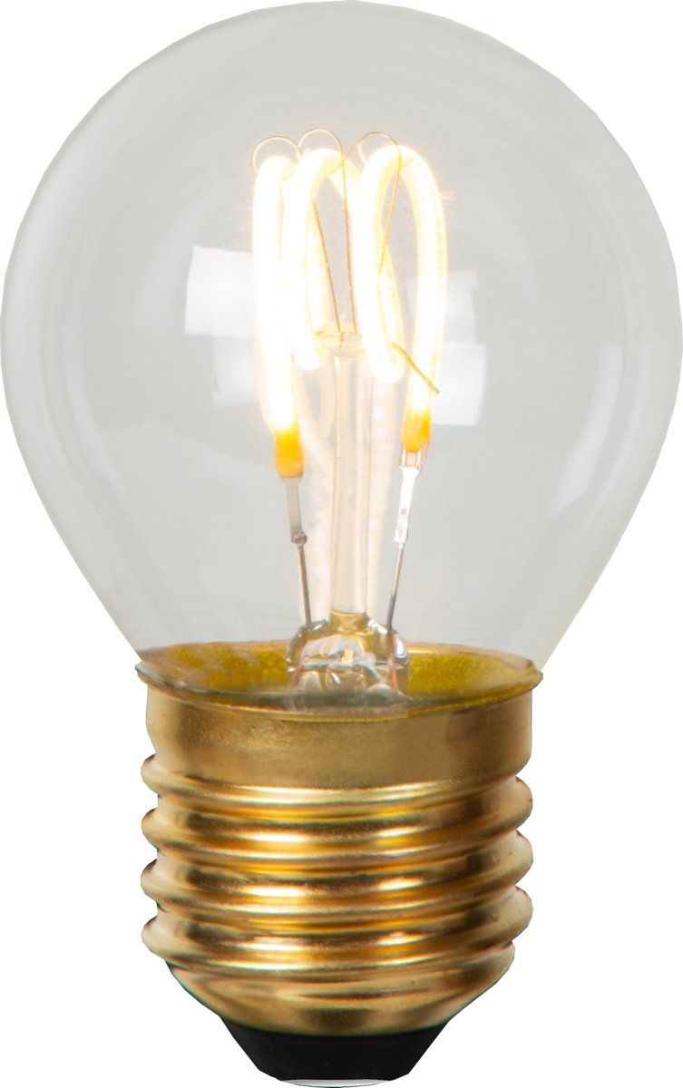 Lucide G45 Filament LED Lamp - E27 - 3W - 2700K - Dimmable - Ø 4.5 cm - Transparent